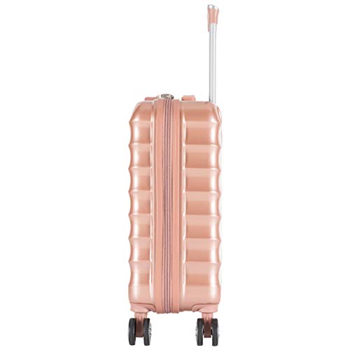 Flight Knight Maleta De Mano 55x35x20 cm Compatible con Vueiling, Iberia, RyanAir, Easyjet, Air Nostrum, Air Europa Entre Muchas Otras! Maleta Cabina 8 Ruedas ABS Maleta Trolley Ligera