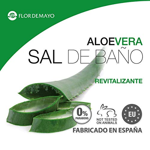 Flor de Mayo, Sal y mineral para baños (Aloe Vera) - 650 gr.