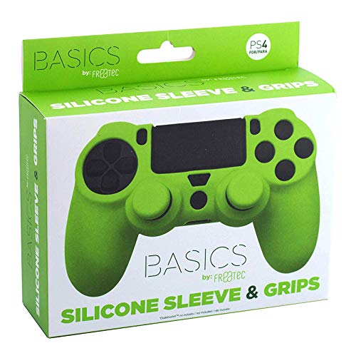 FR·TEC - Protector De Silicona + Grips - Color Verde PS4