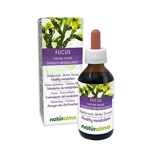 FUCUS o SARGAZO VEJIGOSO (Fucus vesiculosus) talo (alga) Tintura Madre sin alcoho NATURALMA | Extracto líquido gotas 100 ml | Complemento alimenticio | Vegano