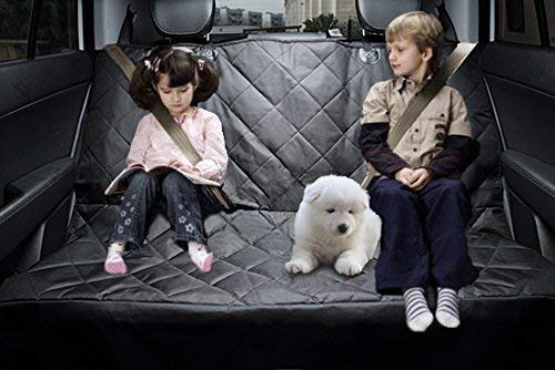 funda de asiento vehicular adaptable al animal mascota, funda de asiento anti-desgaste Alfheim adaptable al animal mascota, montada en los asientos de fila trasera vehicular, está equipada con la ancl