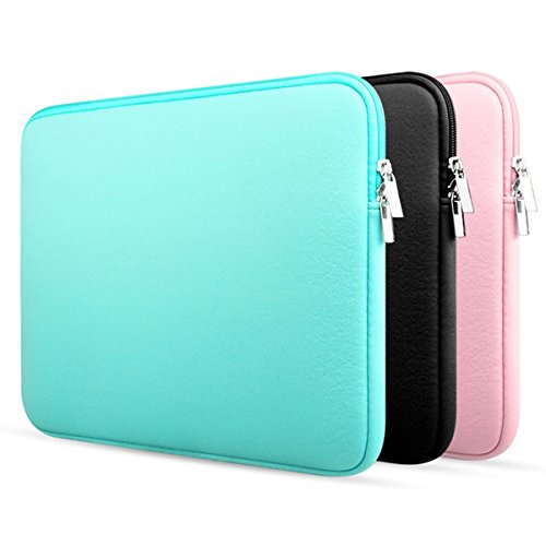 Funda para bolso, estuche portatil Leorx, superficie para Mac de 33 centímetros MacBook Air/Pro/Retina (negro)