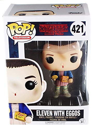 Funko Pop 13318, Vinilo Colección Stranger Things 421, Eleven with Eggos