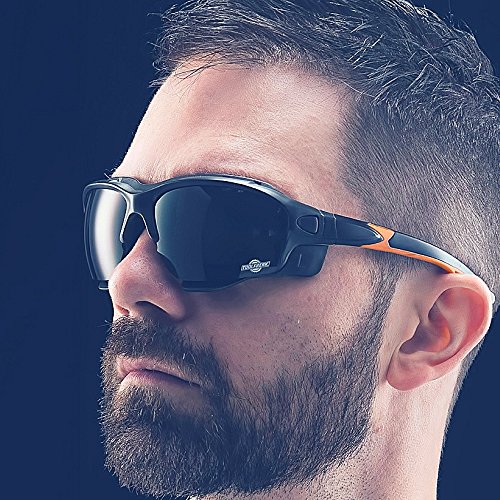 Gafas protectoras de diseño “spoggles” de primera calidad ToolFreak | La combinación perfecta de gafas de seguridad y gafas de diseño (Spoggle - fumar)