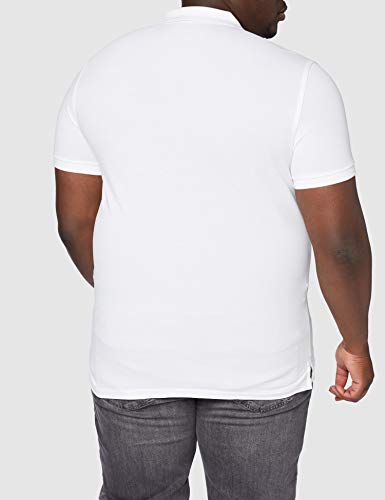 GANT Solid Pique SS Rugger, Polo para Hombre, Blanco (White), 56 (Talla del Fabricante: 3XL)