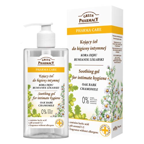 Gel Higiene Intima a base de Corteza de Roble Manzanilla y Acido Láctico 300 ml