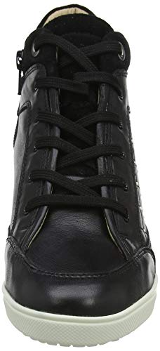 Geox D CARUM C, Zapatillas Altas para Mujer, Negro, 41 EU