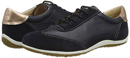 Geox D Vega A, Zapatillas para Mujer, Azul (Navy C4002), 40 EU