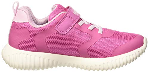 Geox J Waviness Girl A, Zapatillas para Niñas, Fuchsia/Pink C8230, 29 EU