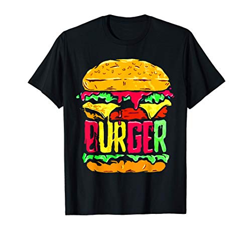 Giant Hamburger Burger Cheese Funny Camiseta