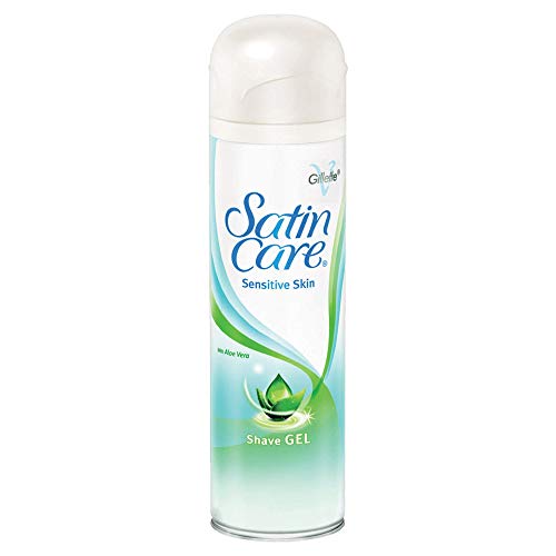 Gillette Satin Care Gel de afeitado para piel sensible, 200 ml