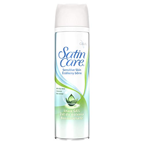 Gillette - Satin care piel sensible gel afeitado 200 ml (pack de 2)