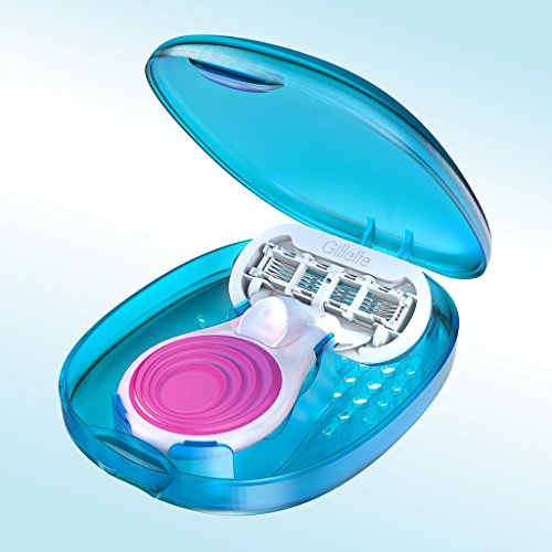 Gillette Venus Embrace Snap - Cuerpo de afeitar para mujer con 1 hoja de repuesto + funda