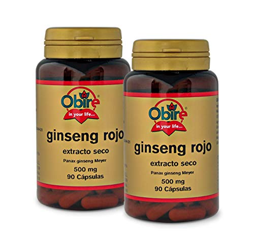 Ginseng rojo 500 mg. (ext. seco) 90 capsulas (Pack 2 unid.)