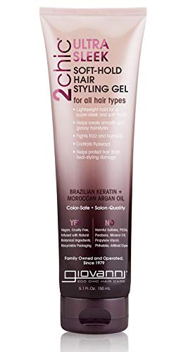 Giovanni Cosmetics UltraSleek Hair Styling Gel, 5.1 fl oz