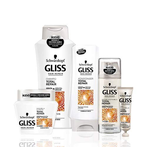 GLISS champú total repair cabello seco bote 400 ml