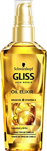 Gliss - Oil Elixir Diario - Aceite Capilar Nutrición y Brillo - 3 uds de 75ml - Schwarzkopf