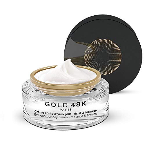 GOLD 48K - Crema para el contorno de los ojos de día - iluminación y firmeza - Oro Puro + Ácido Hialurónico