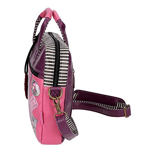 Gorjuss Sugar and Spice Mochila Escolar, 33 cm, 4.54 litros, Morado