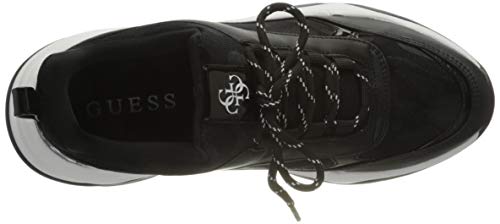 Guess FRANKEY/Active Lady/Leather LI, Oxford Plano para Mujer, Negro, 35 EU