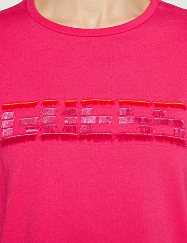 Guess SS RN Paulina tee Camiseta, Rosa, XS para Mujer