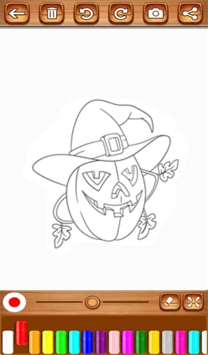 Halloween Coloring Book For Kids