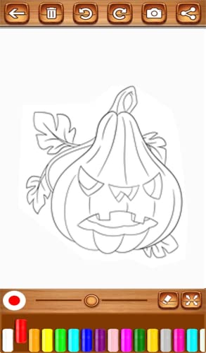 Halloween Coloring Book For Kids