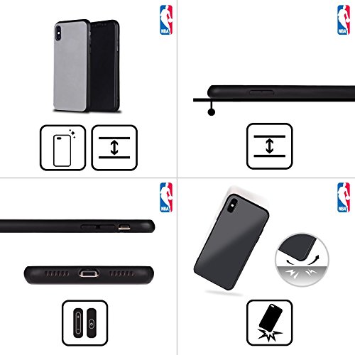 Head Case Designs Oficial NBA Consternación 2019/20 Chicago Bulls Estuche de Cristal Híbrido Compatible con Apple iPhone 7 Plus/iPhone 8 Plus