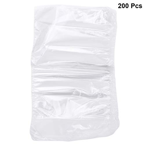 Healifty - 200 bolsas transparentes de plástico retráctil para regalos, envoltorios, proyectos caseros de bricolaje, bomba de baño, jabón, tamaño 5