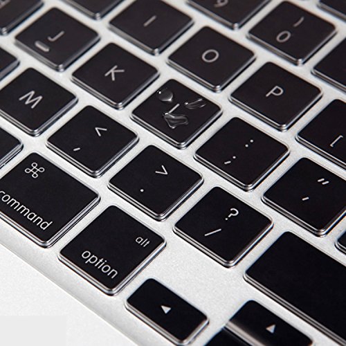 i-Buy Ultra Fino Clear TPU Teclado Cubierta Macbook Pro 13/15 con Touch Bar y Touch ID[Teclado QWERTY español]- Claro