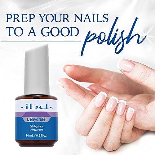 IBD Just Gel Dehydrate - Deshidratador de uñas y agente equilibrador de pH de uñas, 14 ml