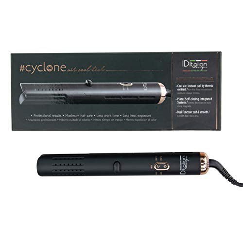 ID Italian Design - Cyclone Air Cool Tech | Plancha de Pelo Profesional para un Alisado y Rizos Perfectos