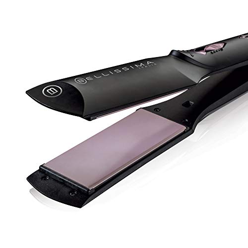 Imetec Bellissima B26 100 - Plancha de Pelo Largo o Difícil de Regular, Tamaño Placas Extra Grande, Revestimiento Cerámico, Efecto Liso y Brillante en una Sola Pasada