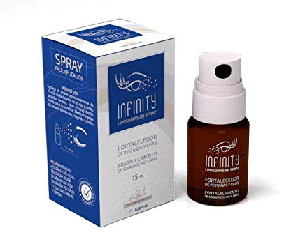 Infinity Liposomas en Spray - Fortalecedor de Pestañas y Cejas (Fortalece las pestañas y las cejas logrando que se vean más largas y tupidas)