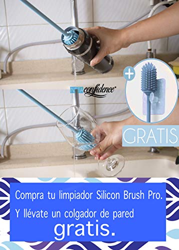 INSTAconfidence 2020 Limpiador Botellas de Silicona XXL Sin BPA Antibacterias Cepillo Biberones Limpieza Hogar Jarron Cachimba Limpiabotella Camping