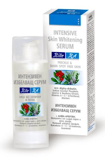 Intensive Whitening Serum for Freckles and Dark Spots With Alpha-Arbutin, Licorice & Bearberry & Allantoin - 30ml - No Animal Testing - 30ml