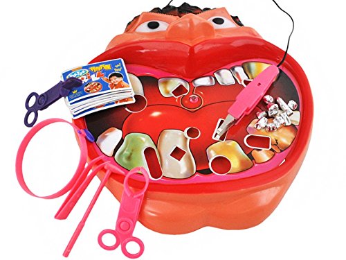 ISO TRADE Juego Dentista · 25x23,5 cm · 300 g · Edad: 3+ · excelente para el Desarrollo motórico, la Habilidad · enseña la Paciencia y la Responsabilidad · #1547