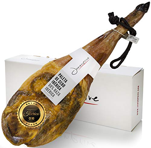 Jamón Ibérico (Paleta) de Cebo 4 - 4.5 Kg - Paleta Ibérica (Pata Negra)