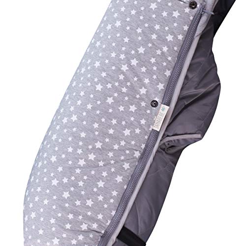 JANABEBE Saco Universal para Cochecito (White Star, Algodon)