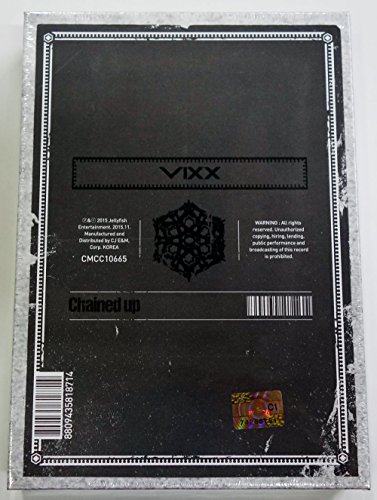 JellyFish Entertainment Vixx - Chained Up [Freedom Ver.] Cd + 76P Photobook + Photocard + Tatoo Sticker + Extra Gift Photocards Set