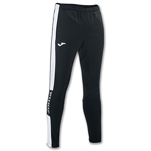 Joma Pantalon Championship IV Largo, Hombre, Negro (Black/White), L