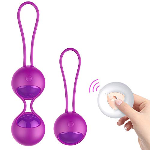 Juego de 2 pesas de ejercicios de Kegel Balls Bola Ben Wa - Kit de ejercicio para el suelo pélvico recomendado por el médico - Ajuste y fortalecimiento del suelo pélvico Control de la vejiga