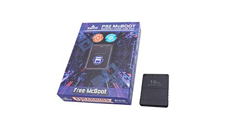 Kaico Free Mcboot 16MB PS2 Memory Card Running FMCB PS2 Mcboot 1.966 for Sony Playstation 2 - FMCB Free Mcboot Your PS2 - Plug and Play - Playstation 2 CFW McBoot 1.966