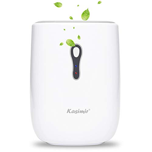 Kasimir Deshumidificador Electrico Mini Deshumidificador Silencioso Bajo Consumo 600ml, Deshumidificador Pequeño Portátil para Hogar, Armarios, Habitación, Baño, Cocina, Garaje