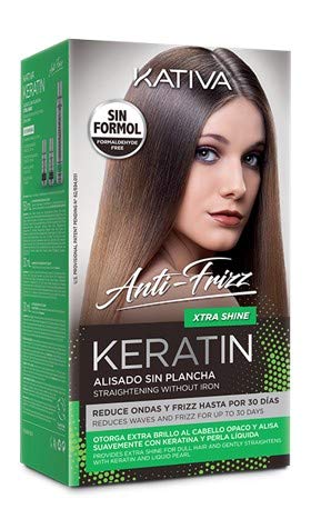 Kativa Anti Frizz Xtra Shine Alisado Sin Planca Keratin 210ml