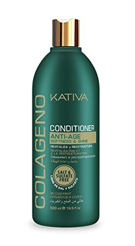 Kativa Colageno Anti-Edad Champú 500ml + Acondicionador 500ml + Mascarilla 250ml