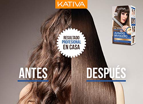 Kativa Kativa Alisado Brasileno Cabello Oscuro Lote 6 Pz 200 g