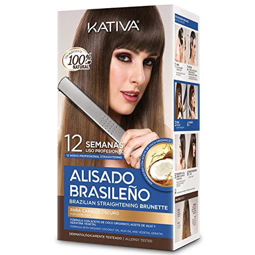 Kativa Kativa Alisado Brasileno Cabello Oscuro Lote 6 Pz 200 g