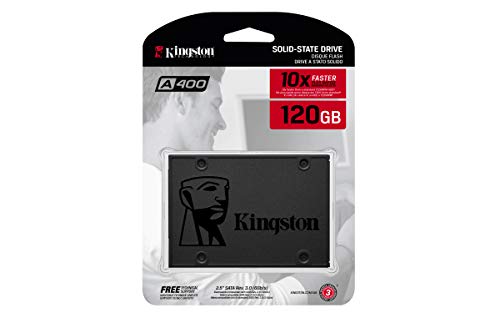 Kingston A400 SSD SA400S37/120G - Disco duro sólido interno 2.5" SATA 120GB