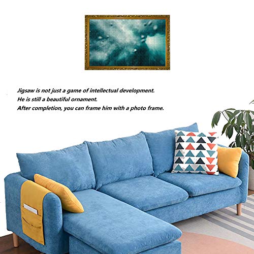 KJHYUI 520pcs Rompecabezas para Adultos Rompecabezas Océano Agua Rompecabezas Juegos Educativos Pintura Al Óleo Rompecabezas Sala De Estar Mural Etiqueta Decoración 53 * 38CM